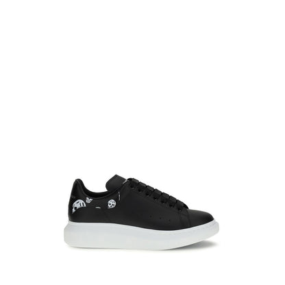 Zapatillas gruesas Bos Taurus de piel de becerro negra de Alexander McQueen
