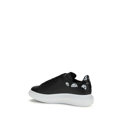 Zapatillas gruesas Bos Taurus de piel de becerro negra de Alexander McQueen