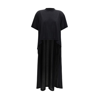 Balenciaga Black Cotton Casual Dress