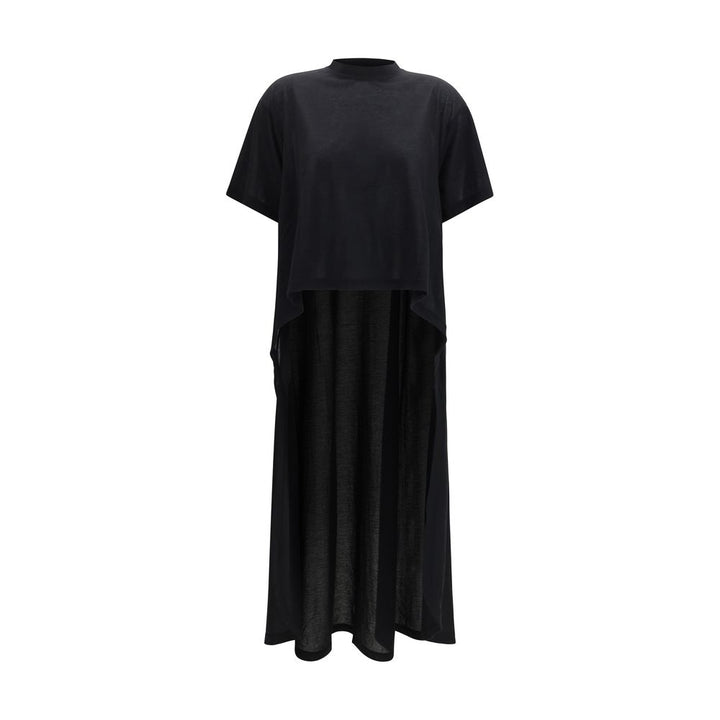 Balenciaga Black Cotton Casual Dress