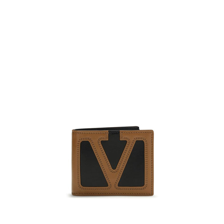 Cartera Valentino Garavani de piel de becerro negra Bos Taurus