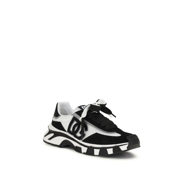 Zapatillas deportivas Dolce & Gabbana de piel de becerro negra Bos Taurus
