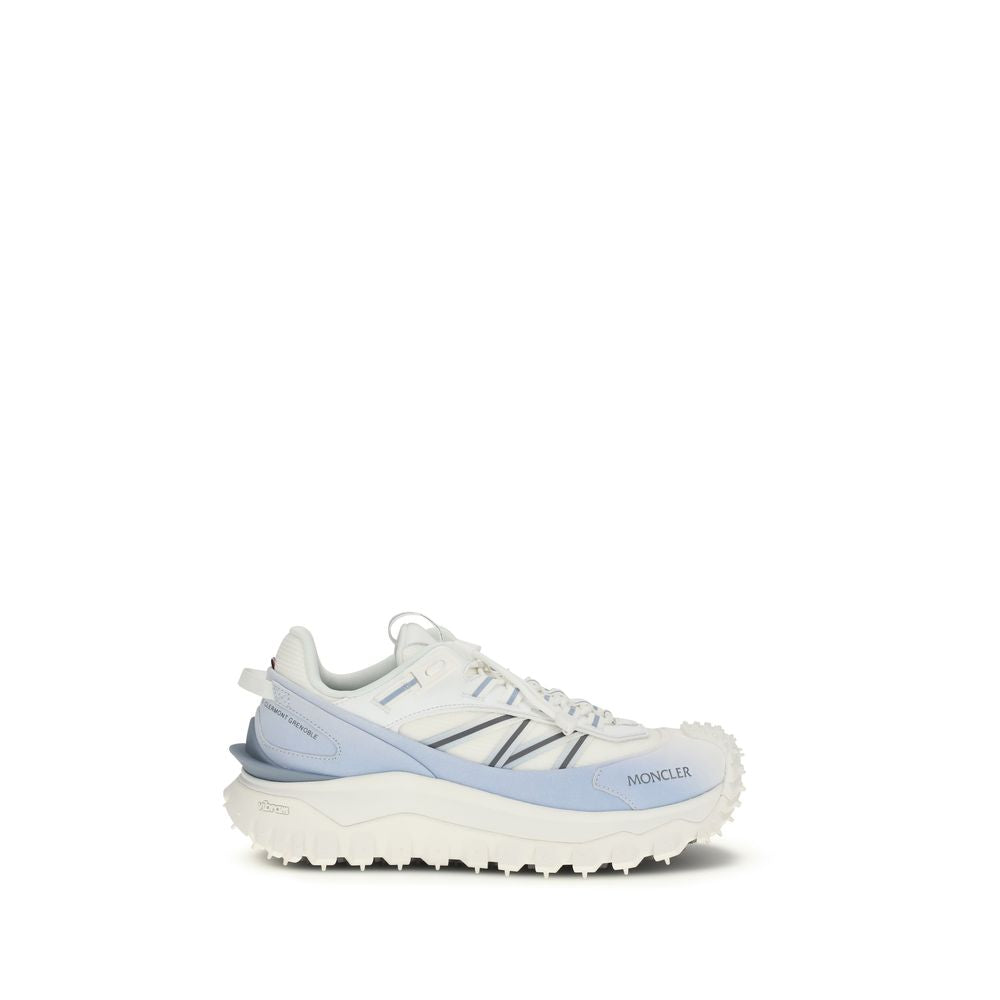Moncler Blue Polyester Athletic Sneakers