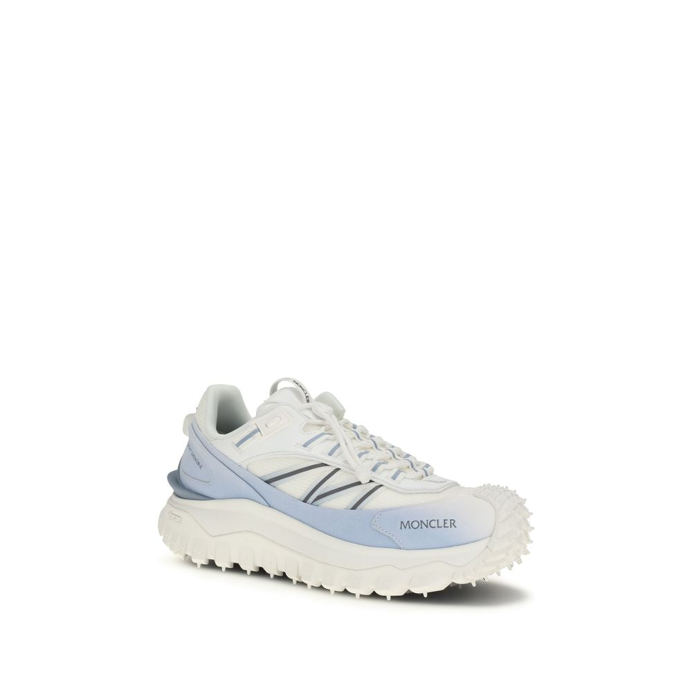 Moncler Blue Polyester Athletic Sneakers