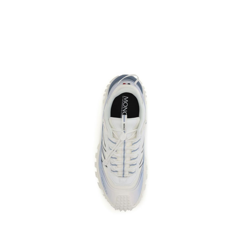 Moncler Blue Polyester Athletic Sneakers