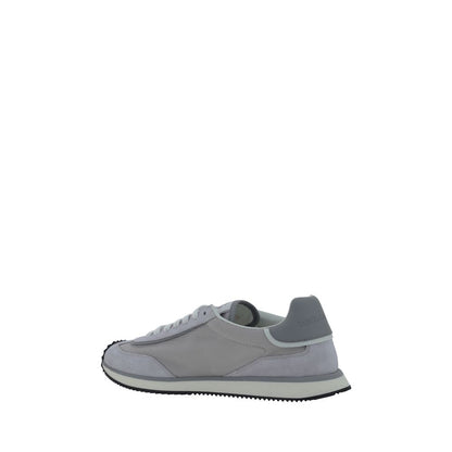 Dolce & Gabbana Gray Fabric Athletic Sneakers