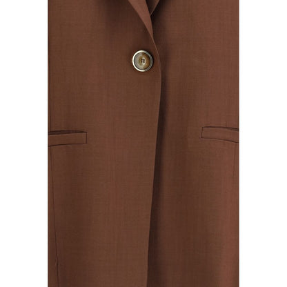 PINKO Brown Viscose Jacket