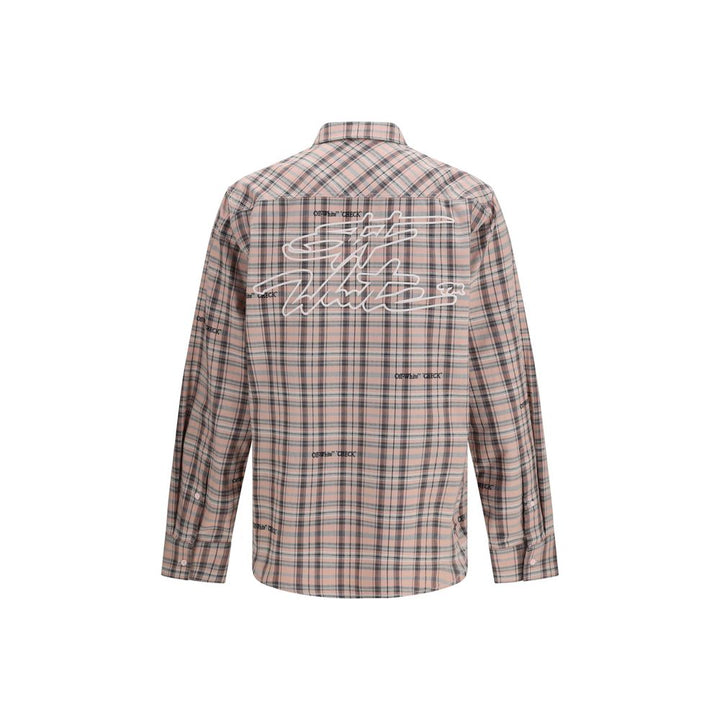 Off-White Multicolor Cotton Pattern Shirt