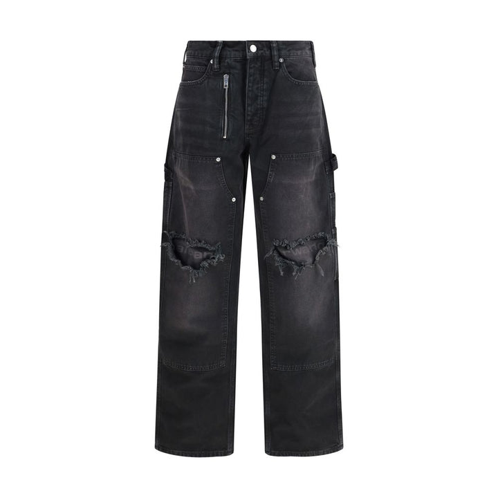Alexander Wang Black Cotton Cargo Pants