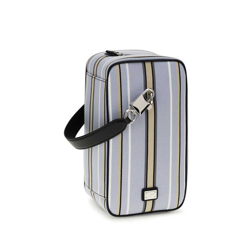 Bolso de mano Dolce & Gabbana de algodón azul