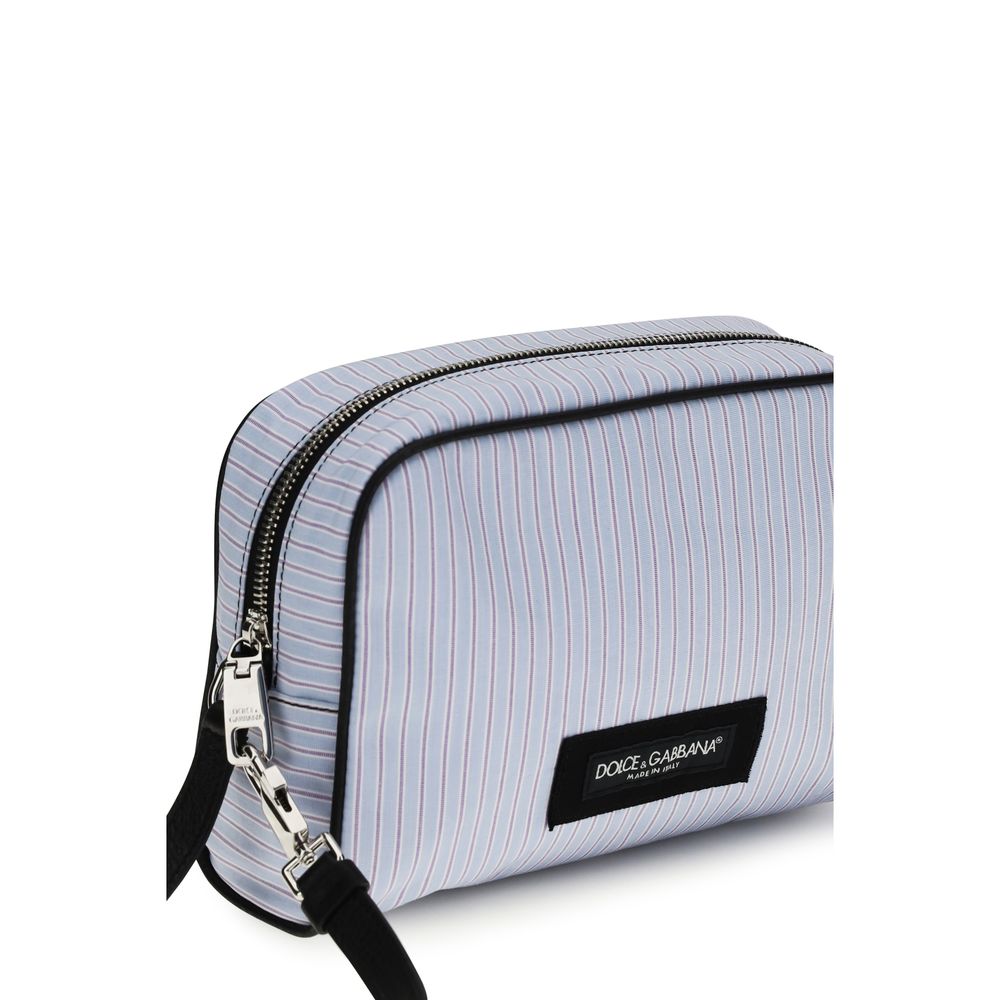Bolso de mano Dolce & Gabbana de algodón azul