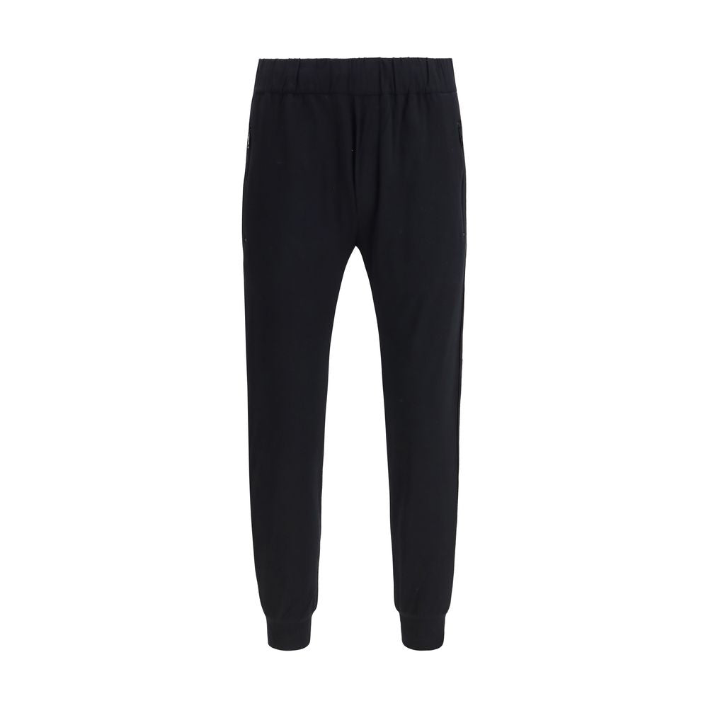 Pantalones deportivos negros de nailon de Prada