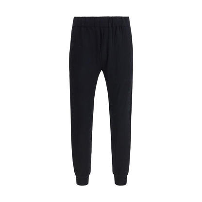 Pantalones deportivos negros de nailon de Prada