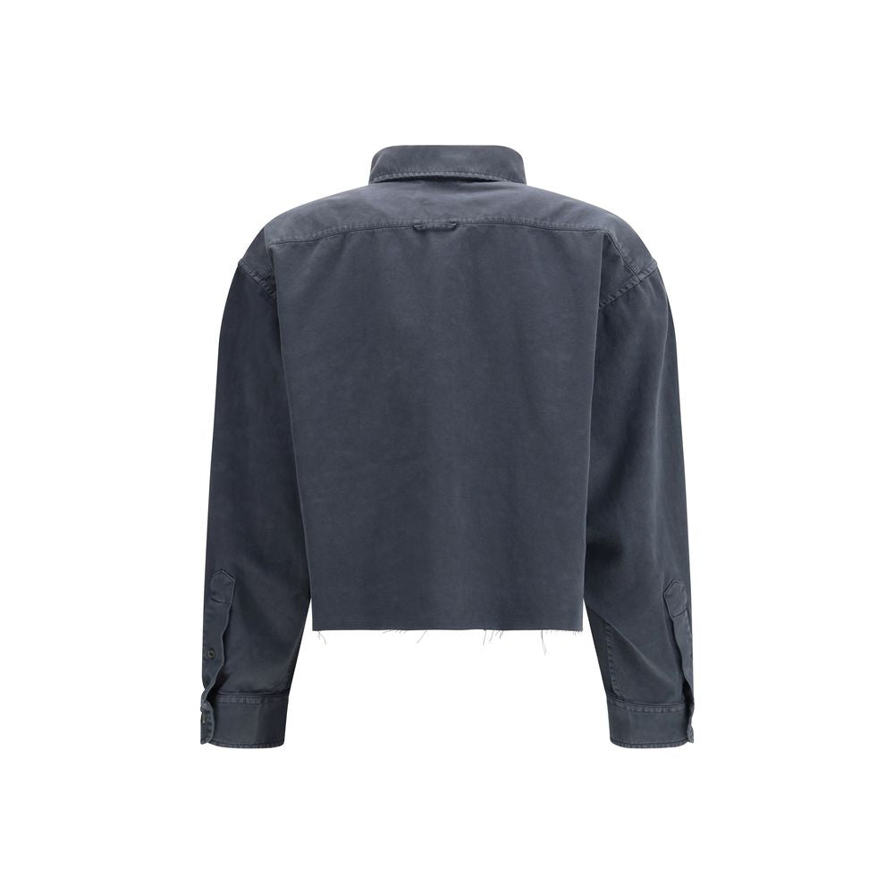 Miu Miu Gray Cotton Dress Shirt