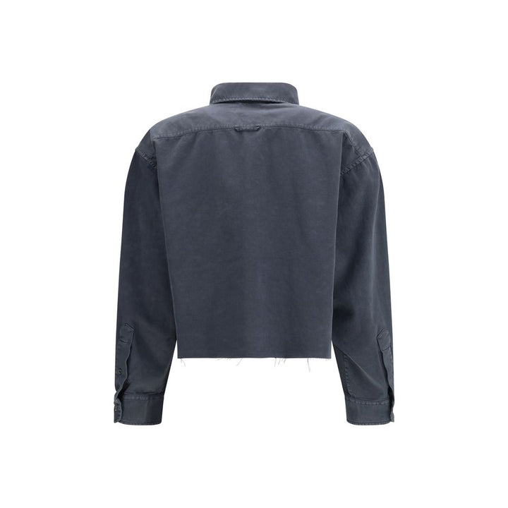 Miu Miu Gray Cotton Dress Shirt