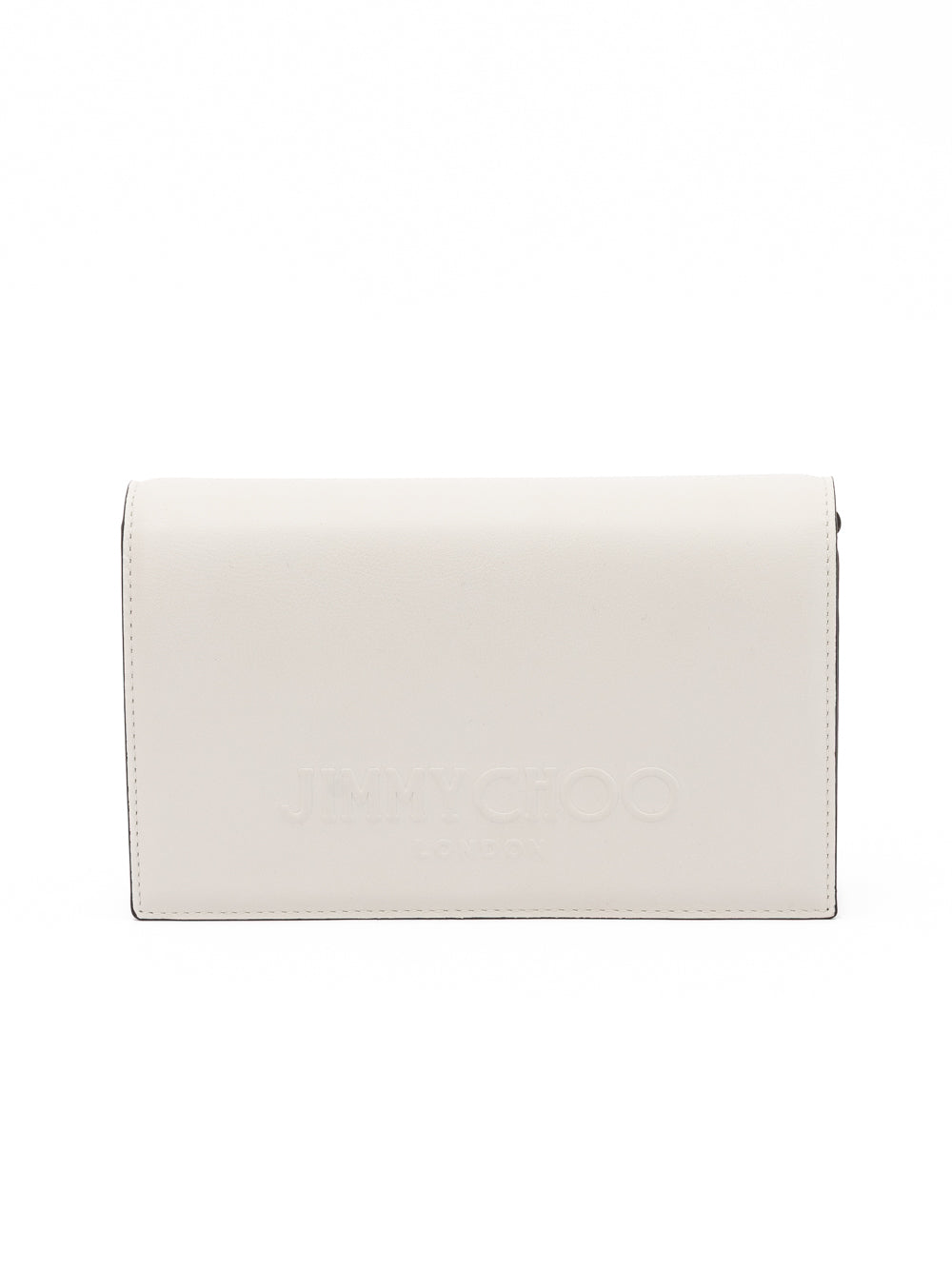 Bolso de hombro Jimmy Choo Avenue de piel blanco