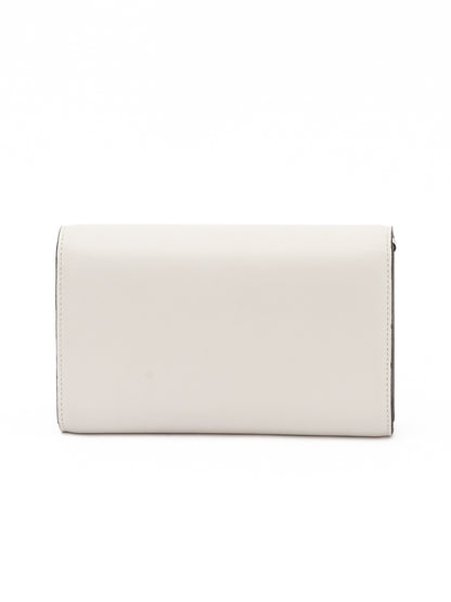 Bolso de hombro Jimmy Choo Avenue de piel blanco
