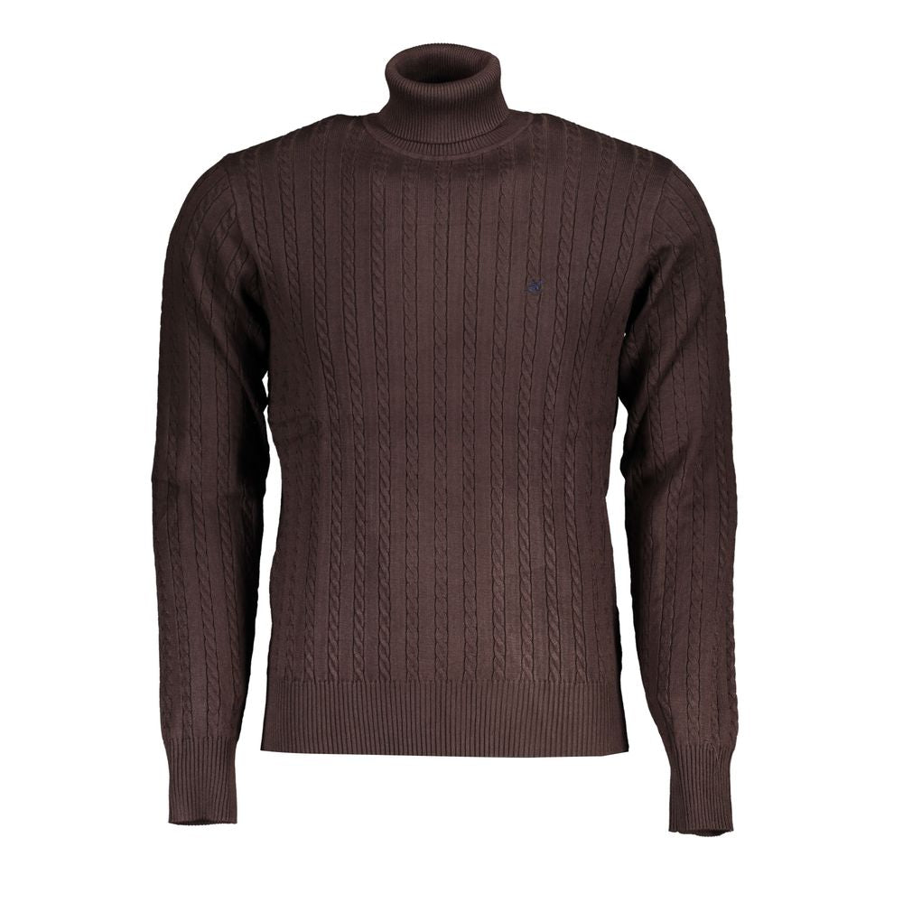 U.S. Grand Marrone Viscosa Uomo Maglia