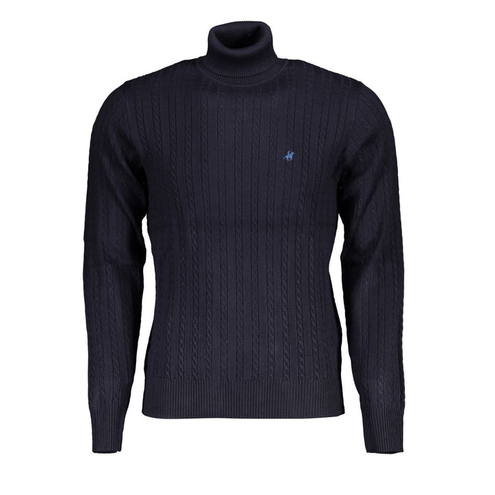 U.S. Grand Blue Viscose Men's Sweater