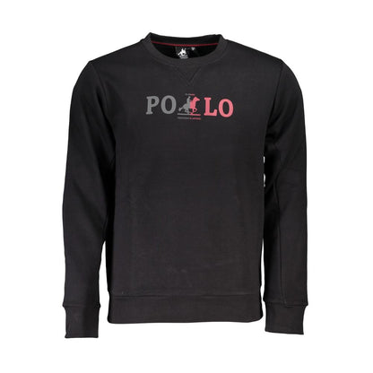 U.S. Grand Black Cotton Men's Sweatshirt