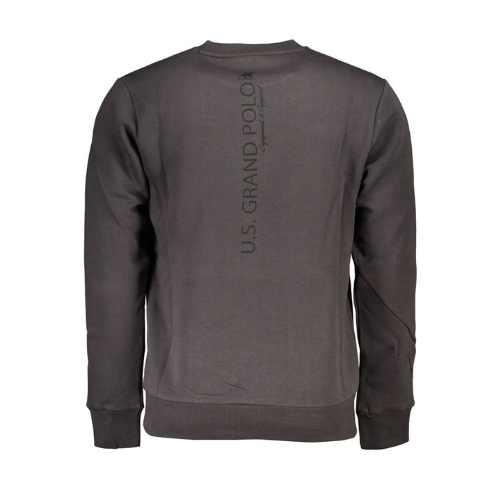 U.S. Grand Gray Cotton Men Sweatshirt
