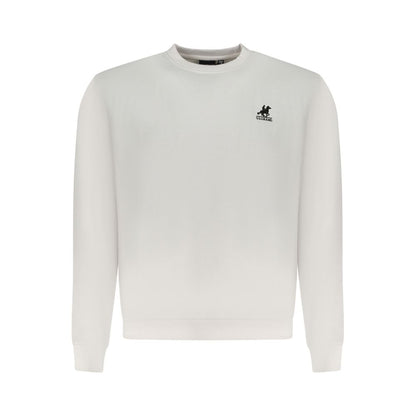 U.S. Grand White Cotton Men Sweatshirt