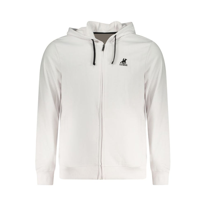 U.S. Grand White Cotton Men's Hoodie