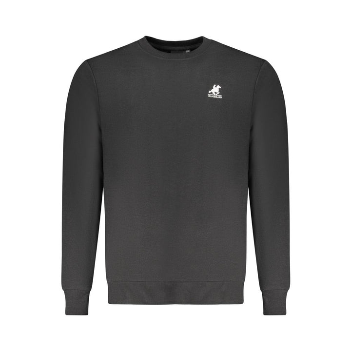 U.S. Grand Black Cotton Men's Sweatshirt