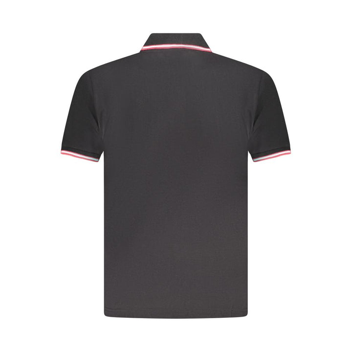 U.S. Grand Black Cotton Mens Polo Shirt