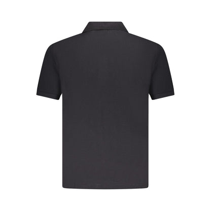 U.S. Grand Black Cotton Men Polo