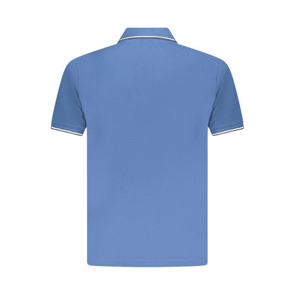 U.S. Grand Blue Cotton Men's Polo Shirt