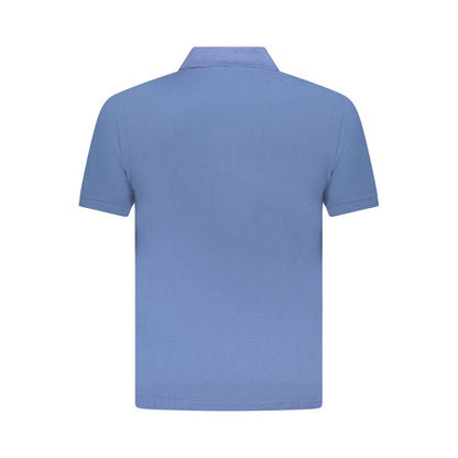 U.S. Grand Blu Cotton Men Polo