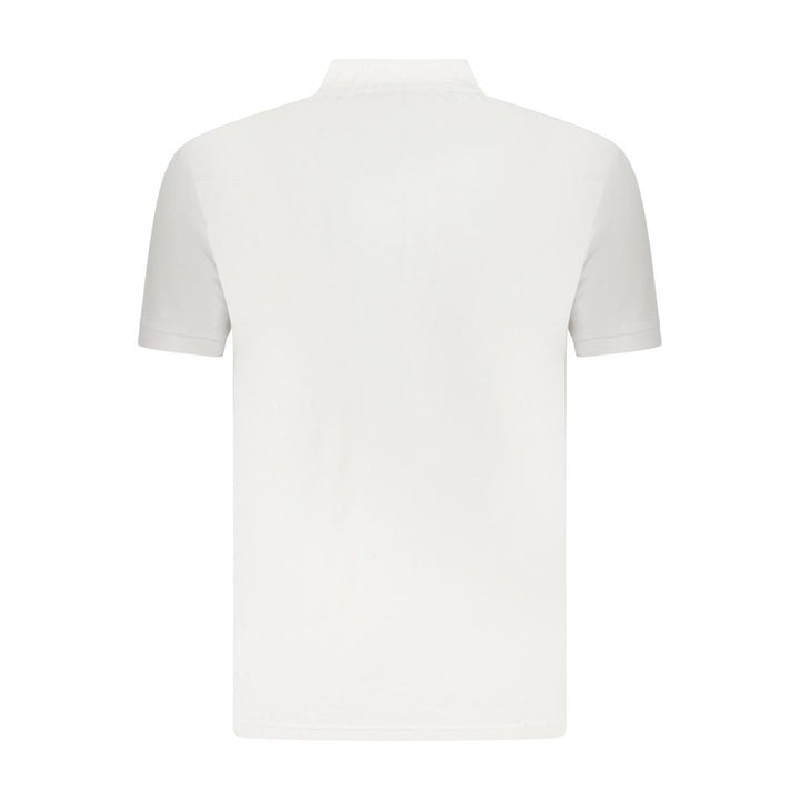U.S. Grand White Cotton Men's Polo Shirt