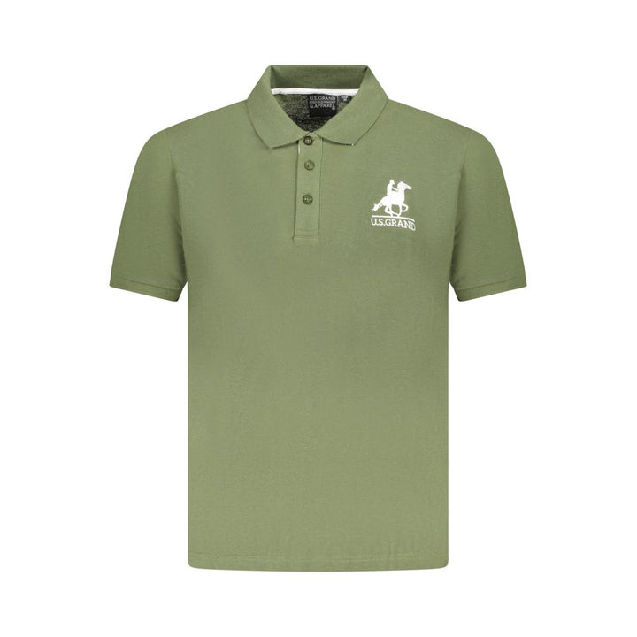 U.S. Grand Verde Cotton Men Polo Shirt