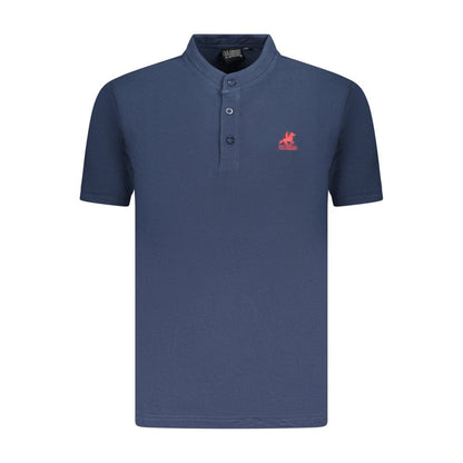 U.S. Grand Blue Cotton Men Polo