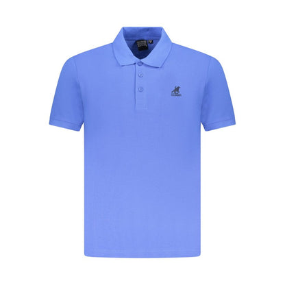 U.S. Grand Blue Cotton Men Polo Shirt