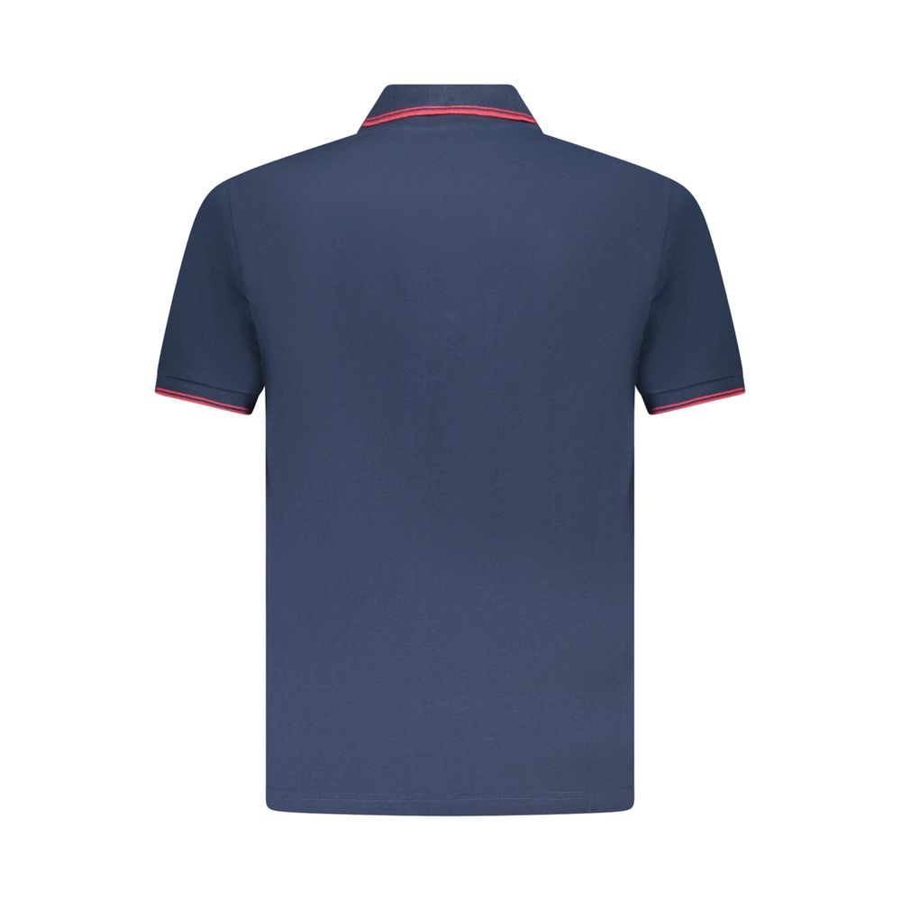 U.S. Grand Blue Cotton Mens Polo Shirt