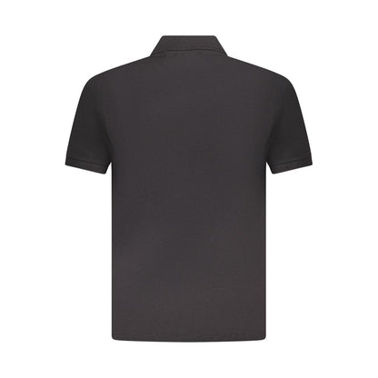 U.S. Grand Black Cotton Mens Polo Shirt