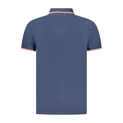 U.S. Grand Blue Cotton Men Polo