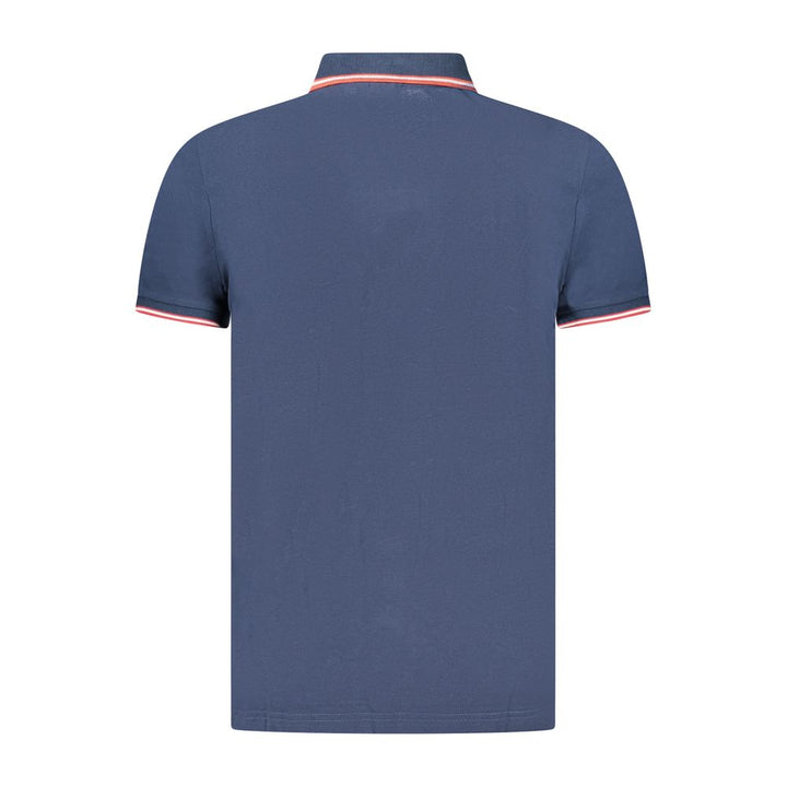 U.S. Grand Blue Cotton Men Polo