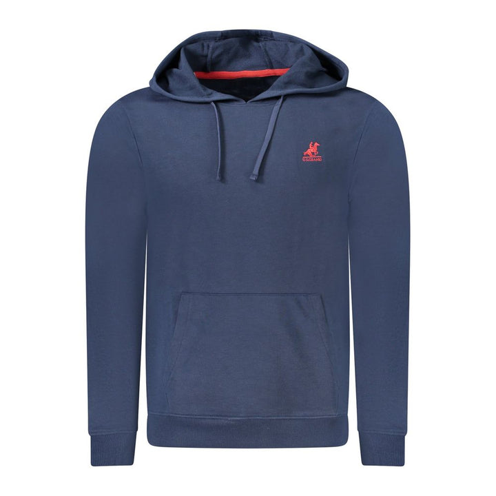 U.S. Grand Blue Cotton Men's Hoodie