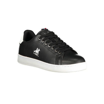 U.S. Grand Black Polyurethane Men Sneaker