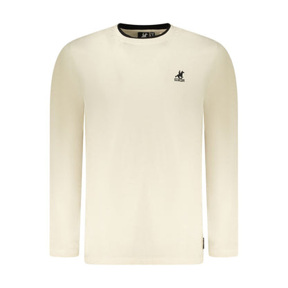 U.S. Grand Beige Cotton Men T-Shirt