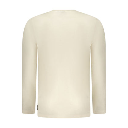 U.S. Grand Beige Cotton Men T-Shirt