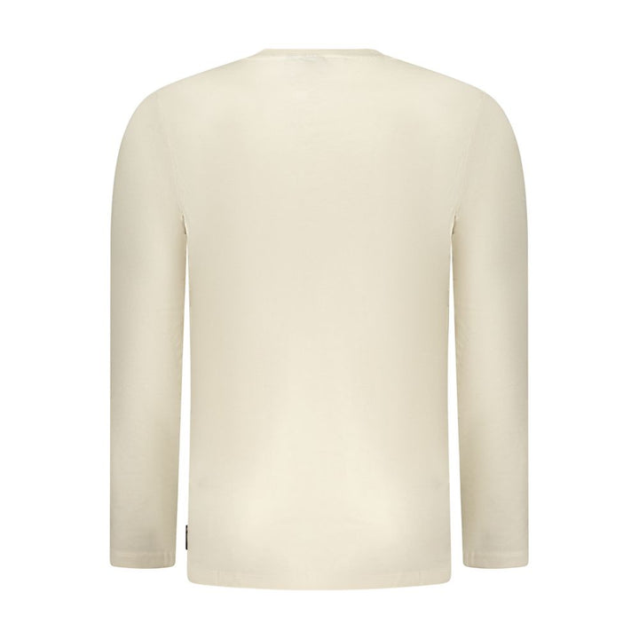 U.S. Grand Beige Cotton Men T-Shirt