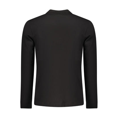 U.S. Grand Black Cotton Men Polo Shirt
