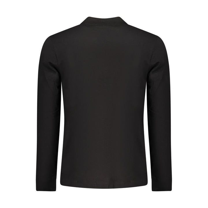 U.S. Grand Black Cotton Men Polo Shirt