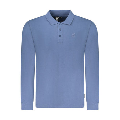 U.S. Grand Blue Cotton Men's Polo Shirt