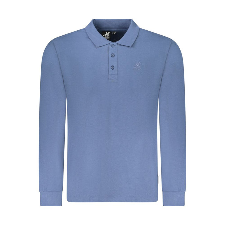 U.S. Grand Blue Cotton Men's Polo Shirt