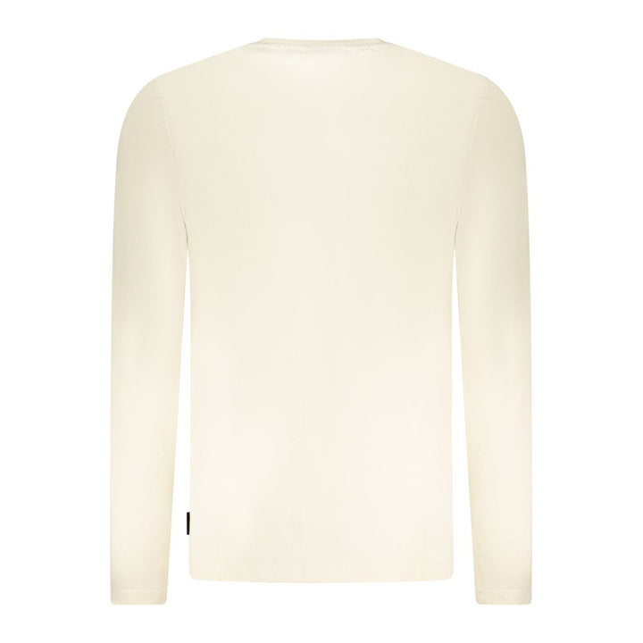 U.S. Grand Beige Cotton Men T-Shirt